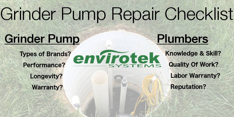 checklist for hiring plumbers in branson to repair grinder pump