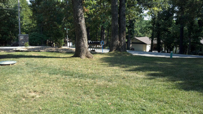 lateral field lines located on lot across street from house