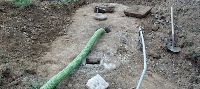 pumping out septic tank to solve problem