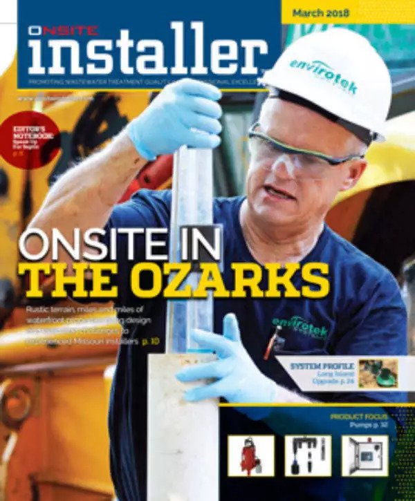 envirotek systems featured in onsite installer magazine